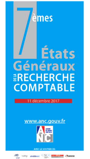 Retour sur la 7ème édition des États Généraux comptable de l'ANC 1 7e Etats Generaux de la recherche comptable de lAutorite des Normes Comptables ANC