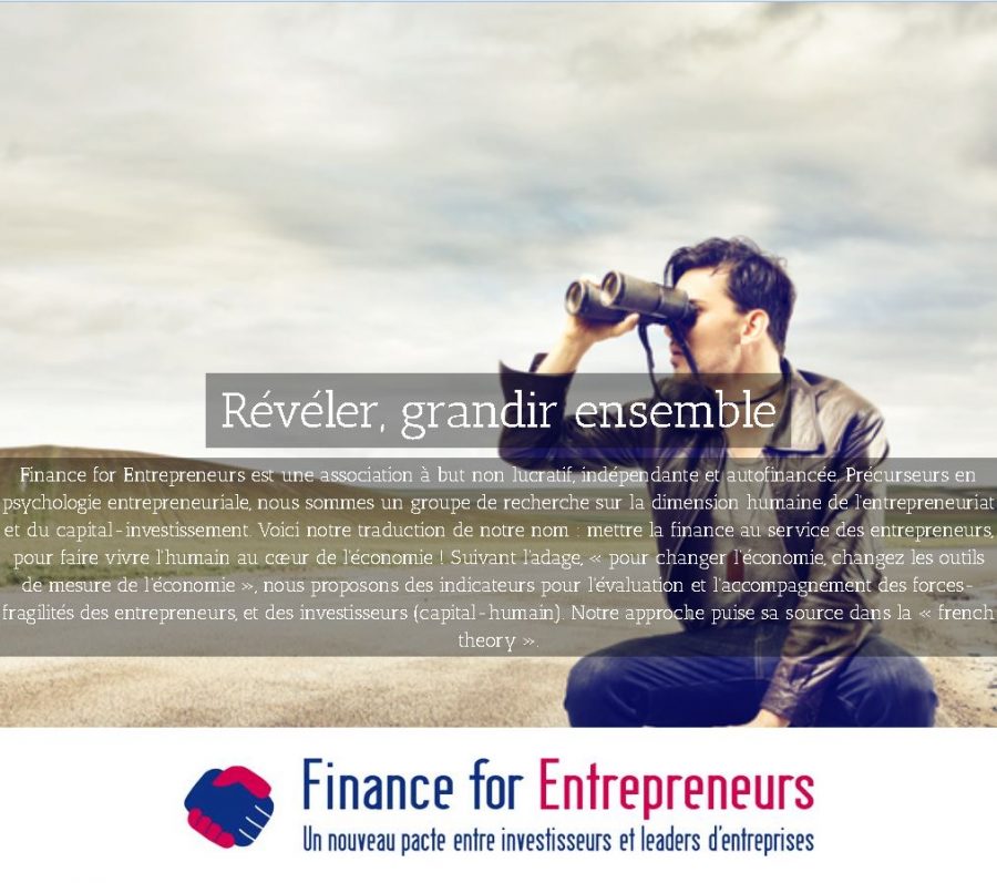 FFE : La dimension humaine d’un projet de croissance 1 Academie de limmateriel Finance for Entrepreneurs FFE