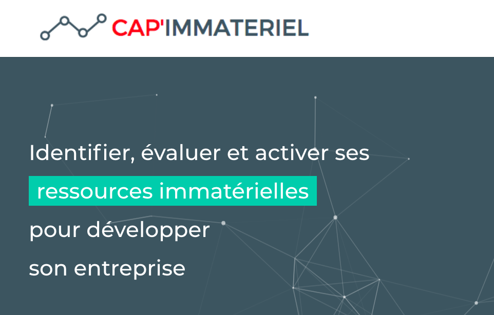 Cap'Immateriel : Identifier, évaluer et activer ses ressources 1 CAPIMMATERIEL
