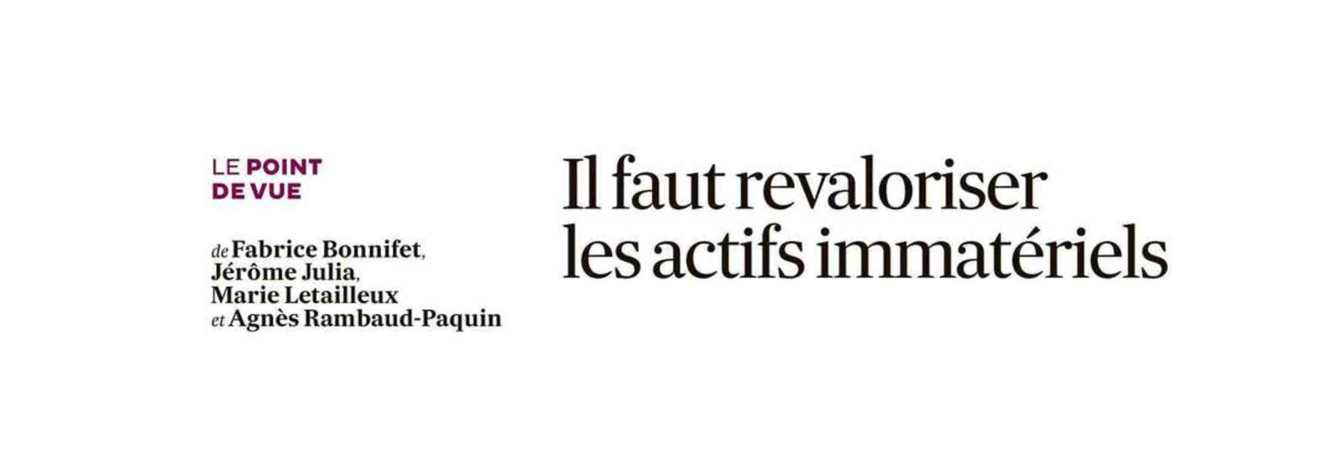 Revaloriser les actifs immateriels